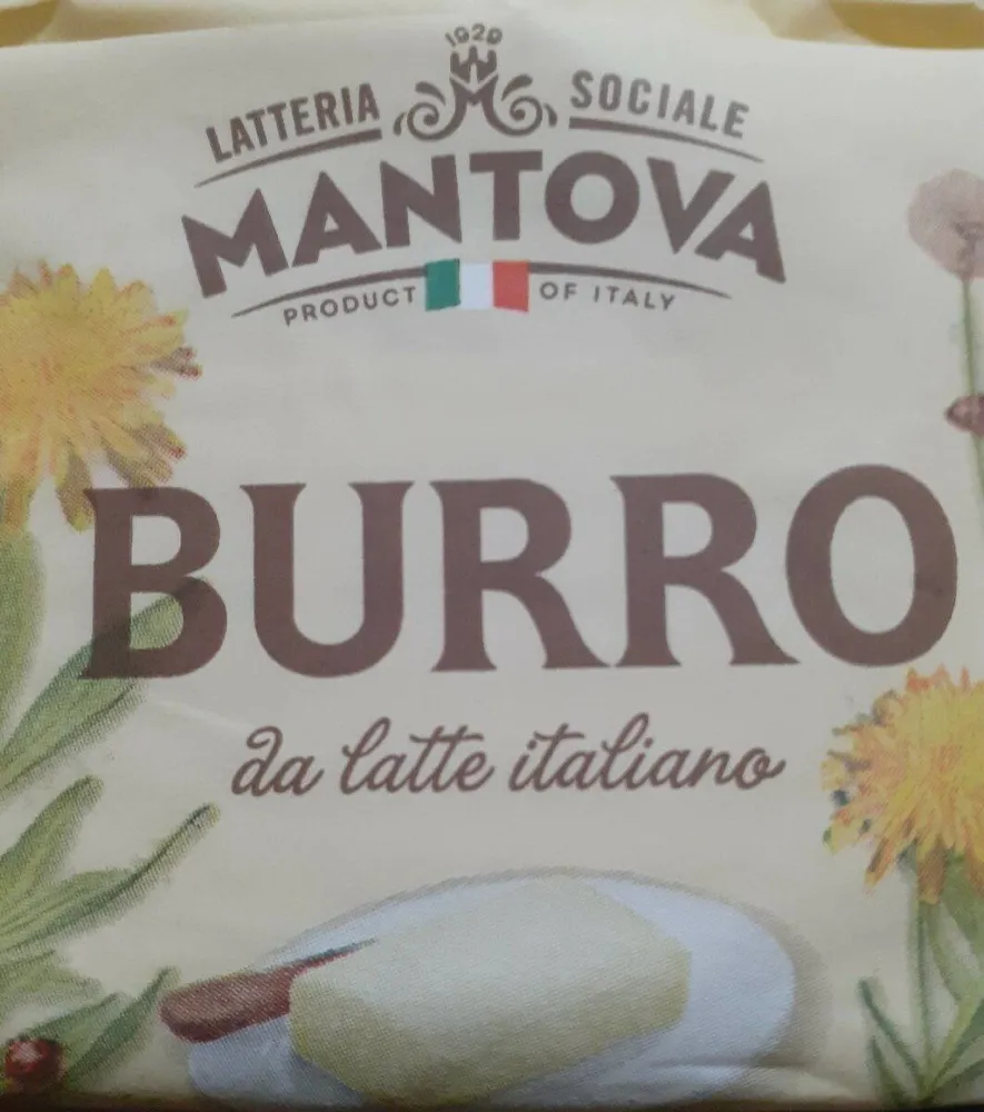 Burro da latte italiano