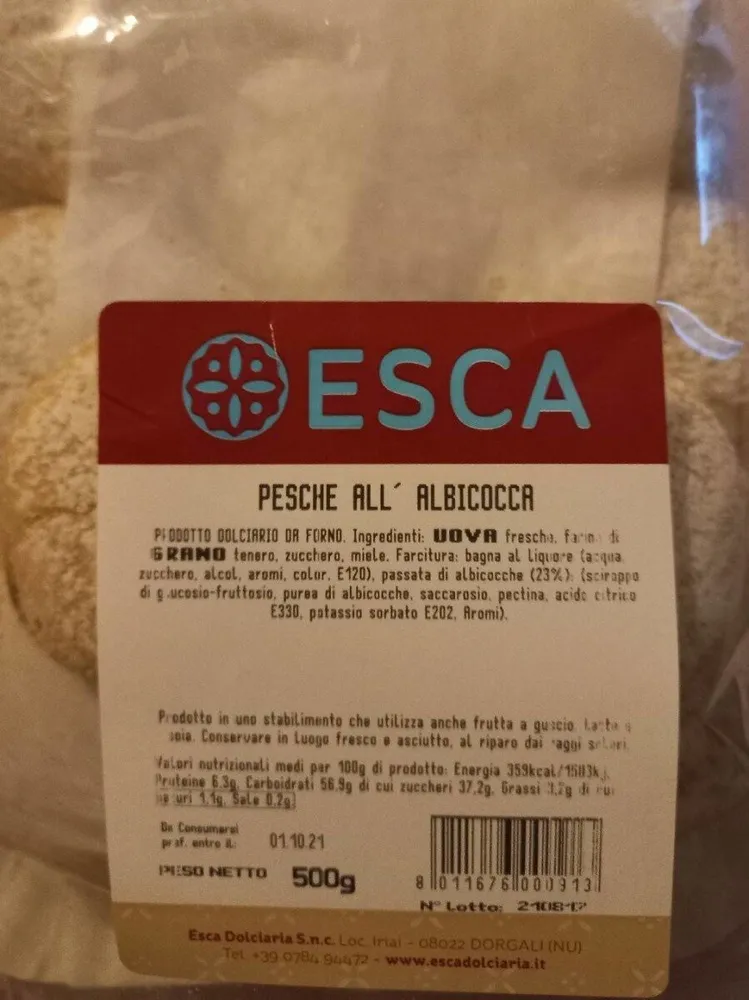 Pesche all'albicocca