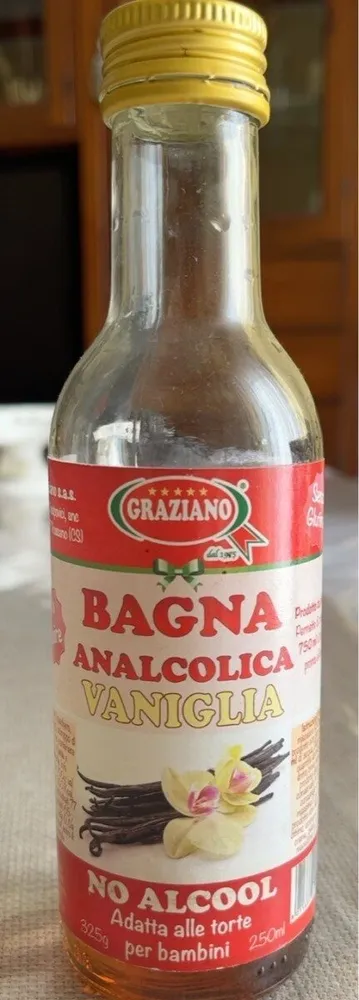 bagna analcolica vaniglia
