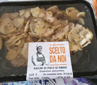 Rollini di pollo ai funghi
