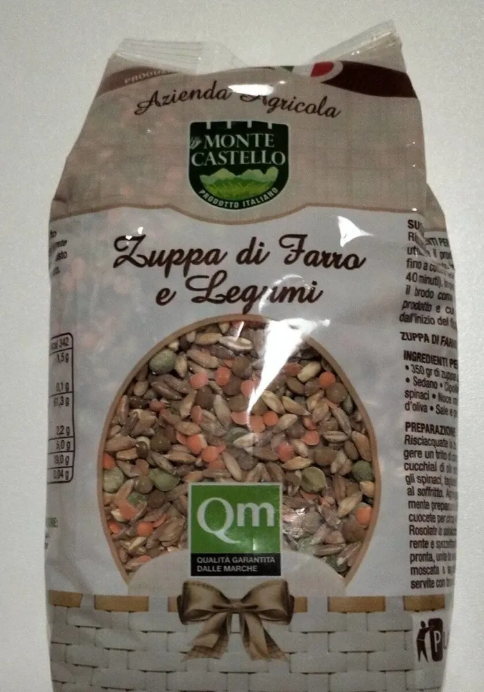 Zuppa di farro e legumi