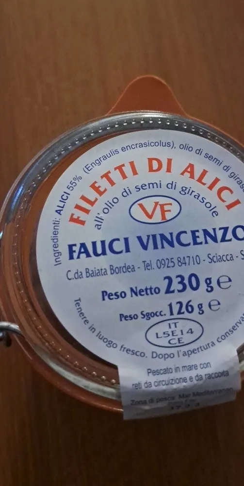 Filetti di alici