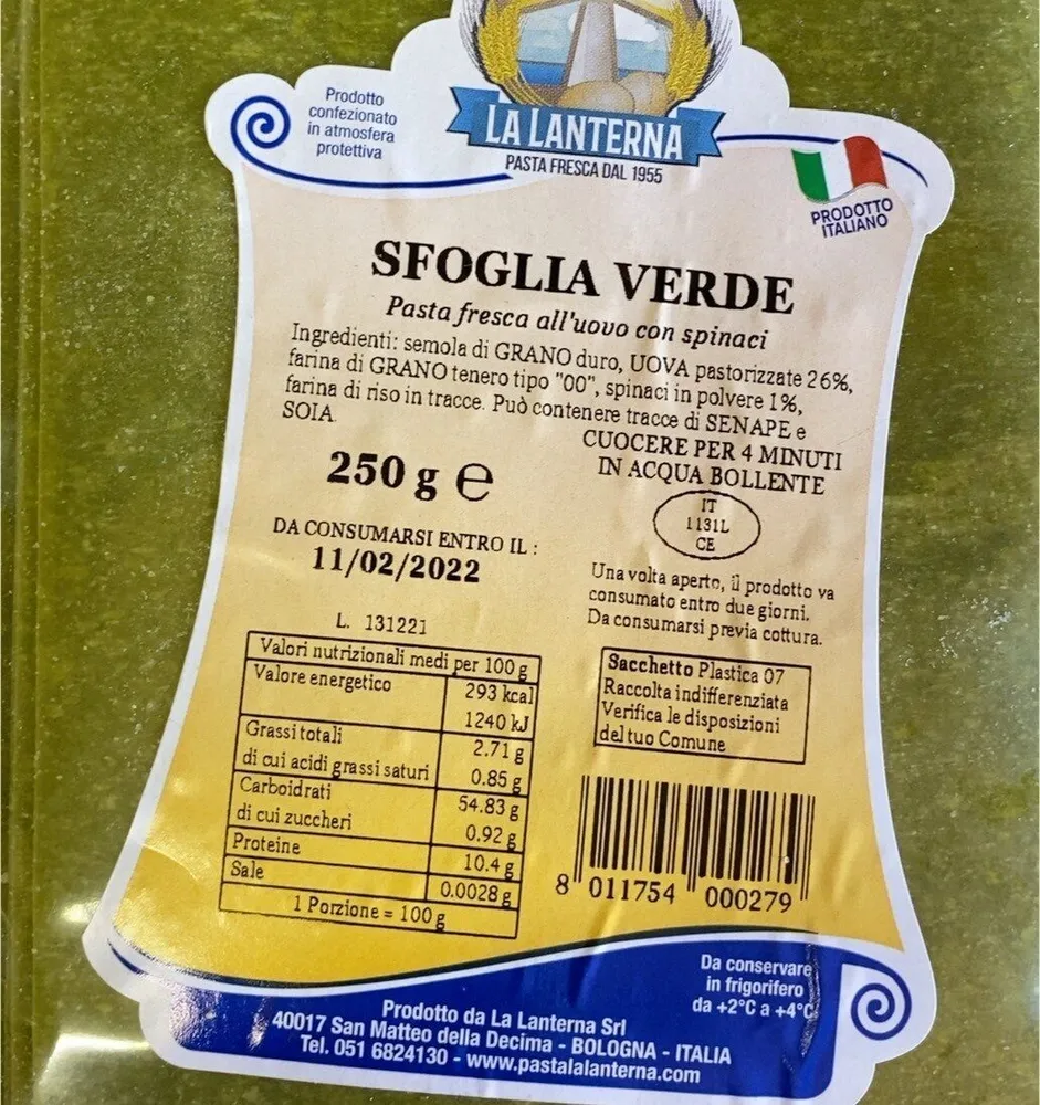 Sfoglia verde