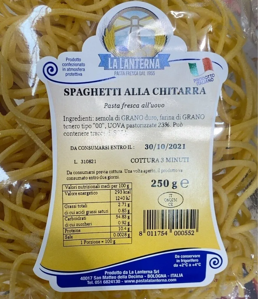 Spaghetti alla chitarra
