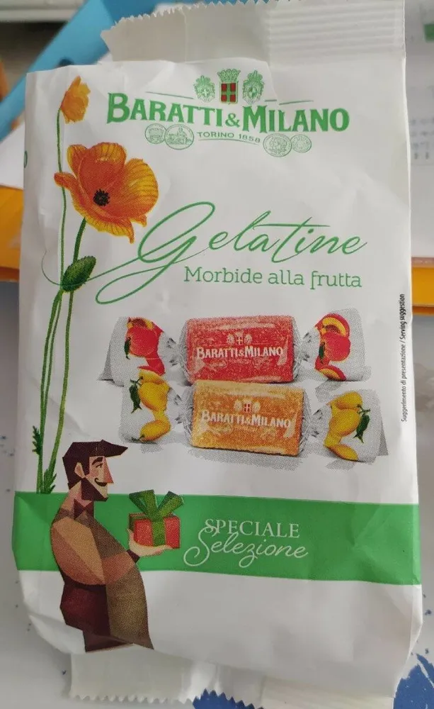 Gélatine morbide allait frutta