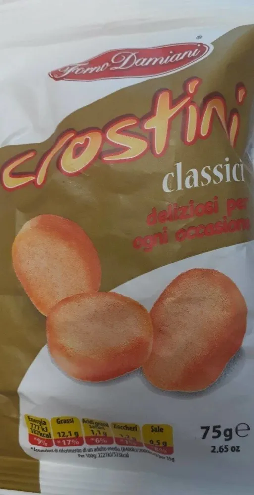 Crostini class f damia