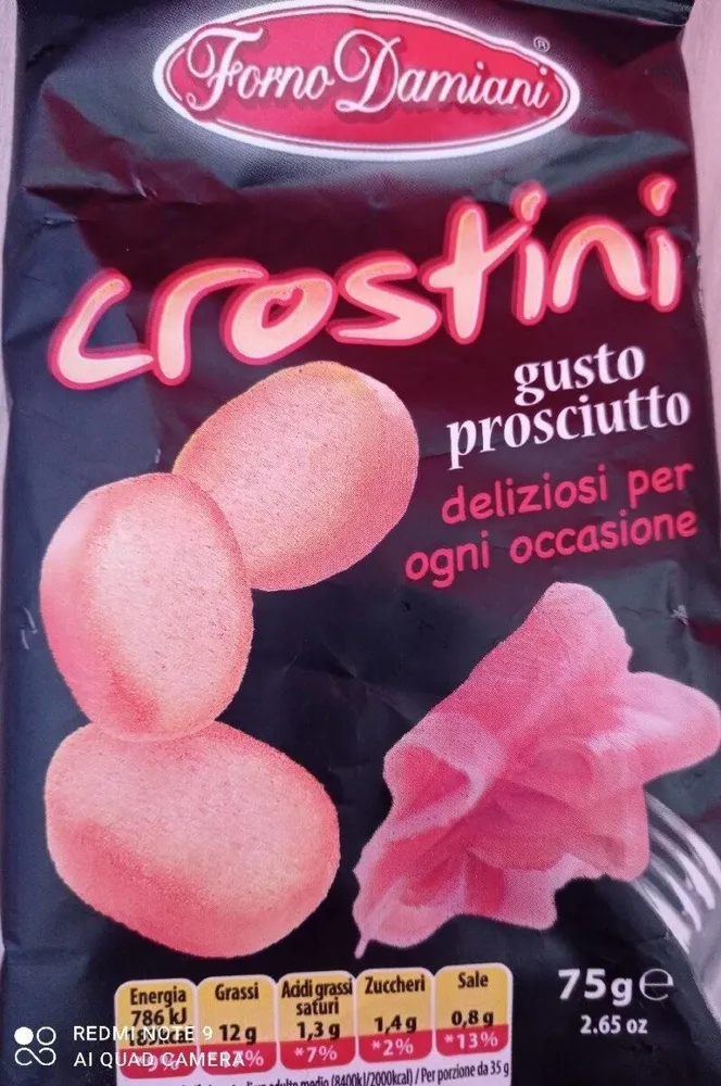 Crostini gusto prosciutto