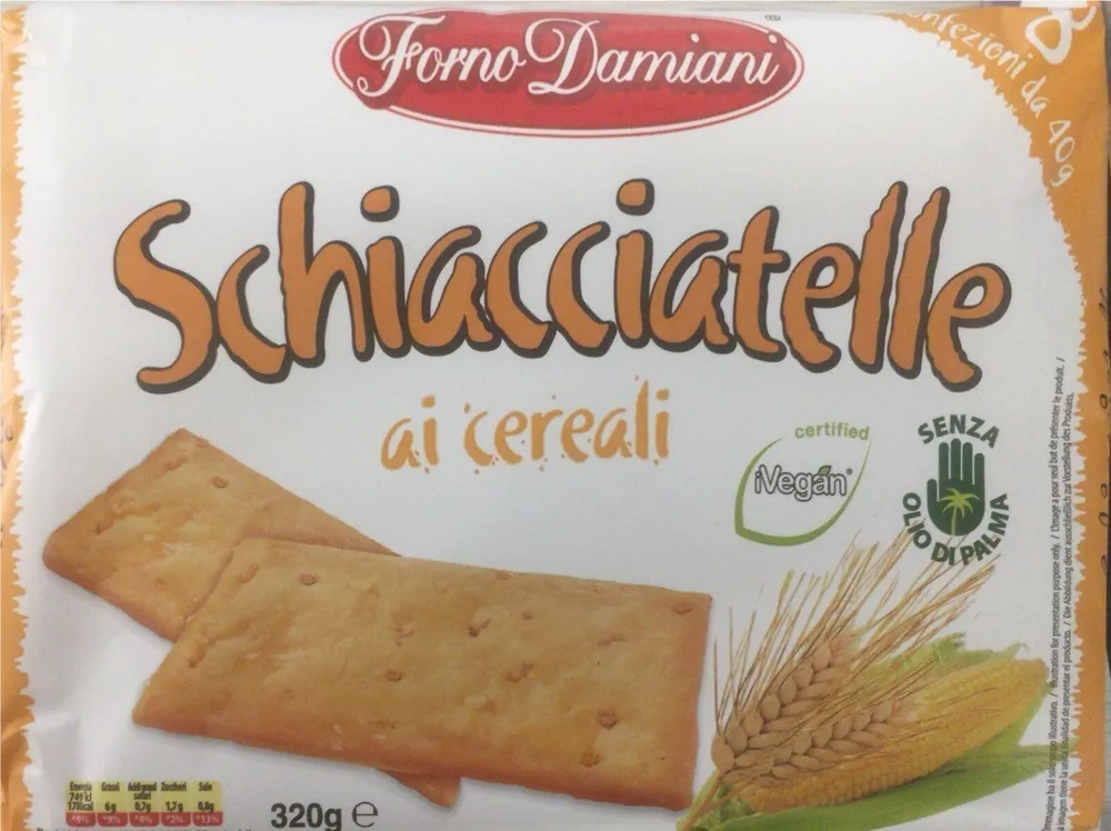 Schiacciatelle ai cereali