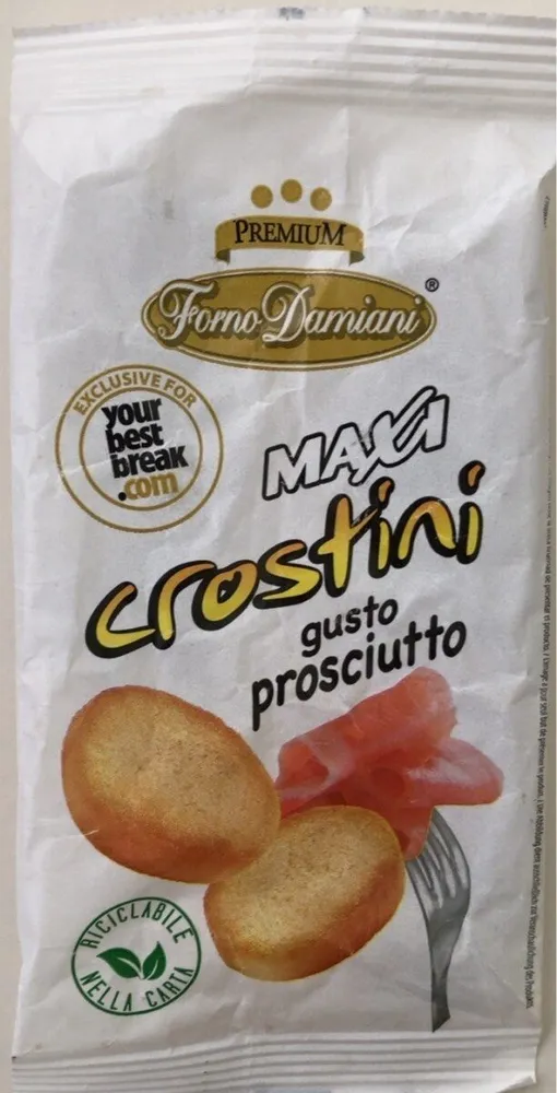 Maxi crostini gusto prosciutto