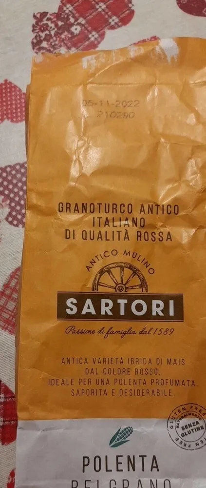 Polenta di qualità rossa