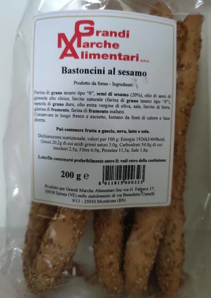 Bastoncini al sesamo