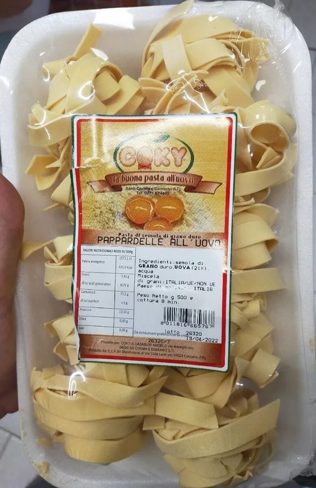 Coky pappardelle all'uovo