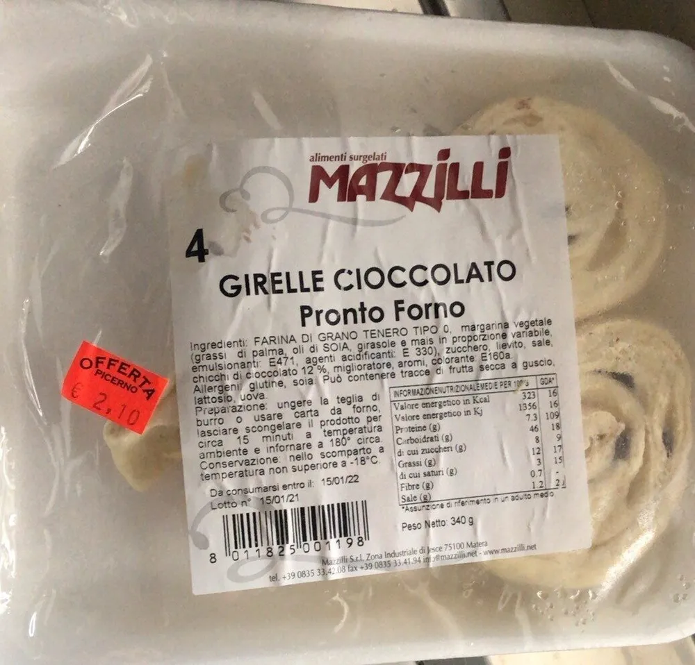Girelle cioccolato