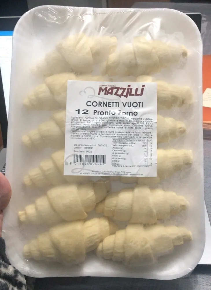 Cornetti vuoti