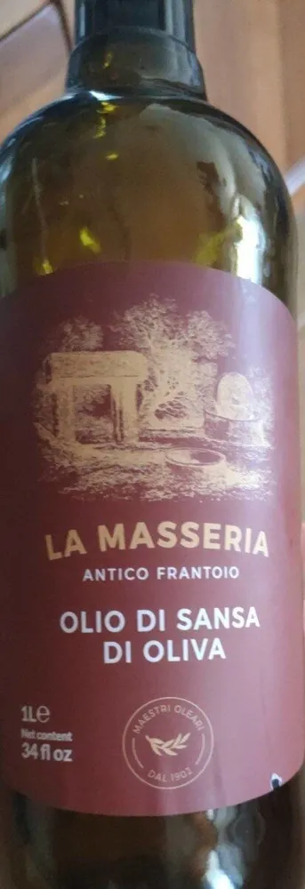 Olio di sansa di oliva