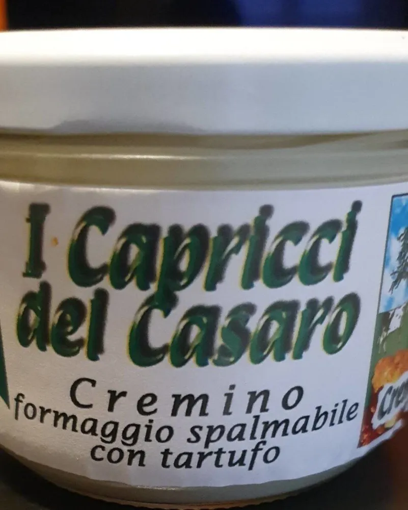 Cremino formaggio spalmabile con tartufo