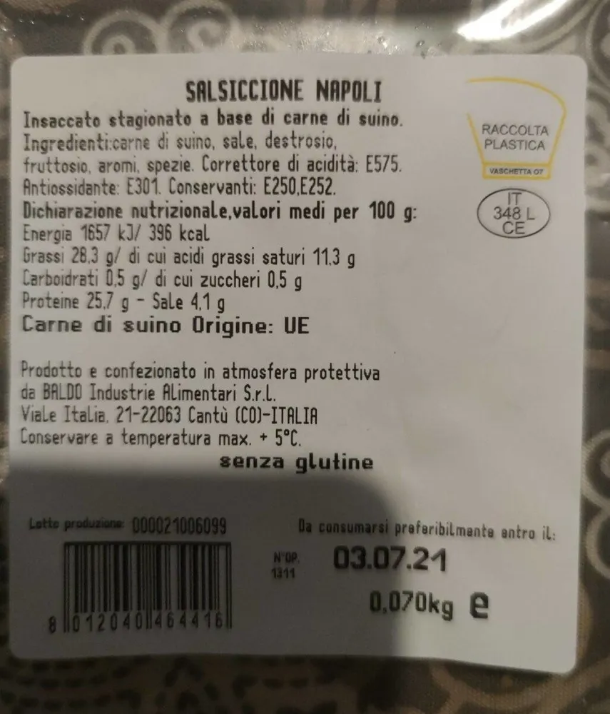 Salsiccione Napoli