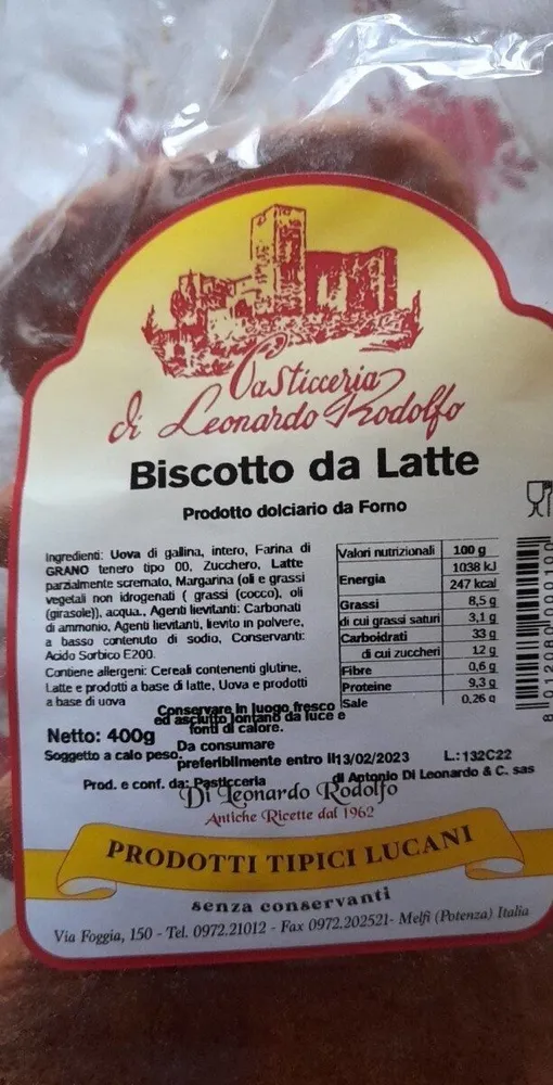 Biscotto da latte