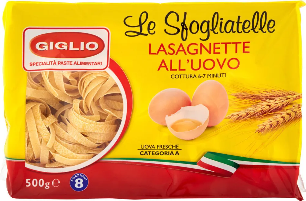 Le sfogliatelle lasagnette all'uovo