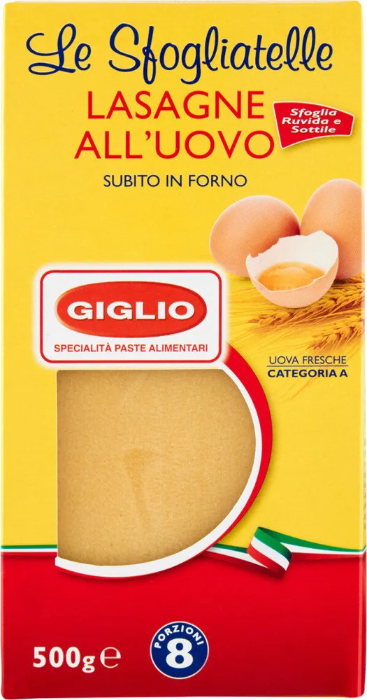 Le sfogliatelle lasagne all'uovo