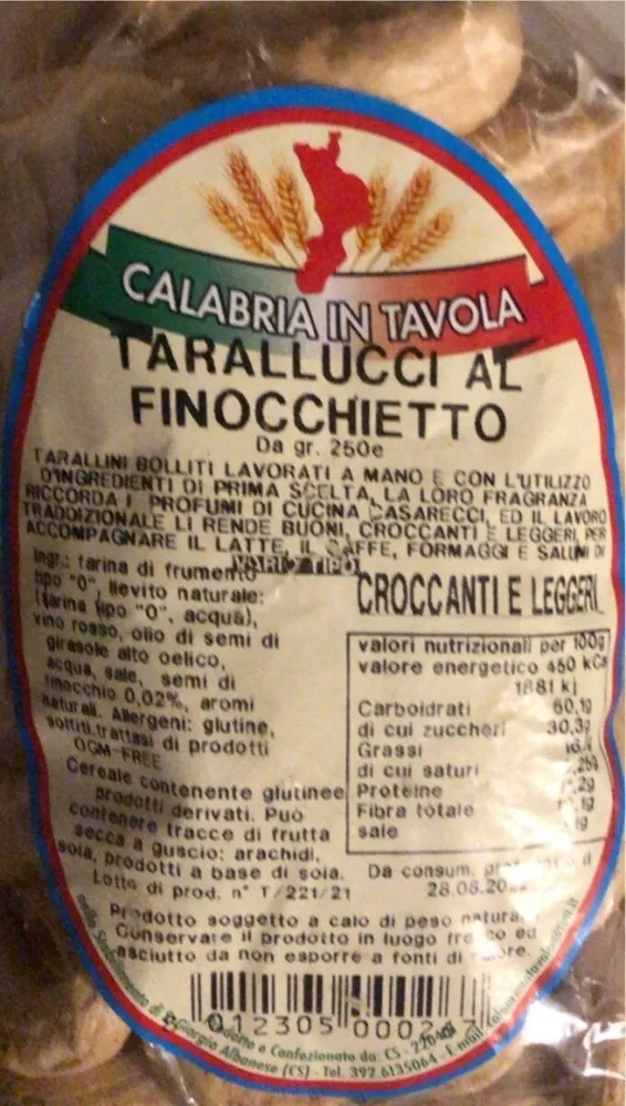 Tarallucci al finocchietto