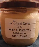 Gelato al pistacchio salato con sale di cervia
