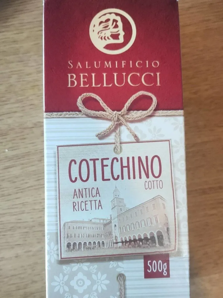Salumificio Bellucci cotechino cotto antica ricetta