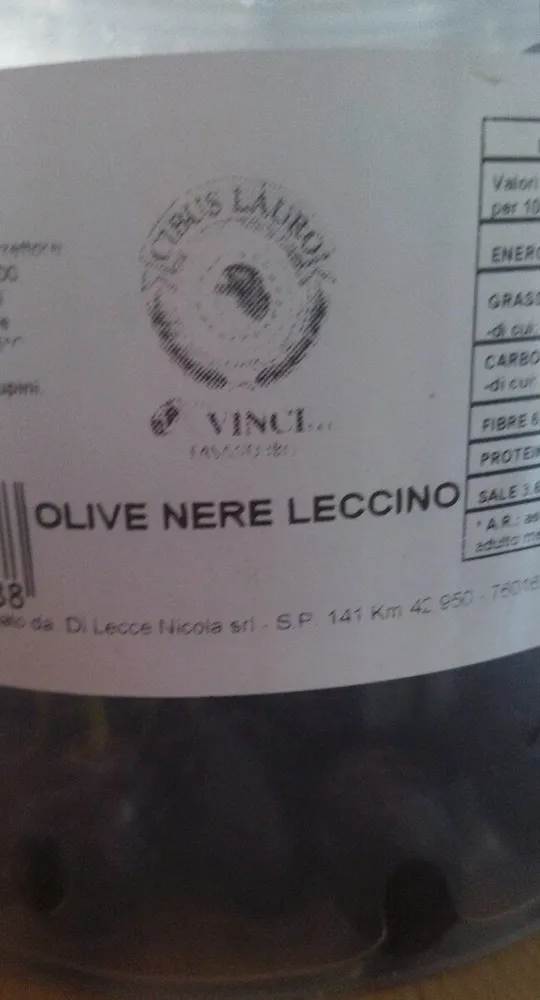 Olive nere leccino