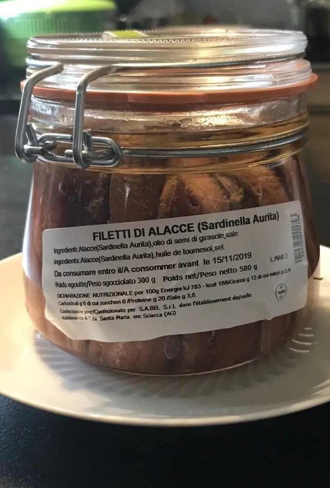 Filets d'anchois