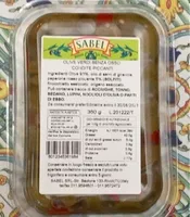 olive verdi senza osso condite piccanti