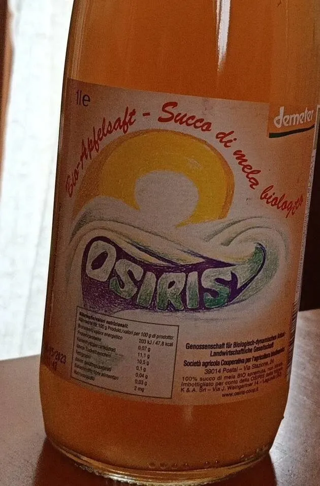 Succo di mela biologico