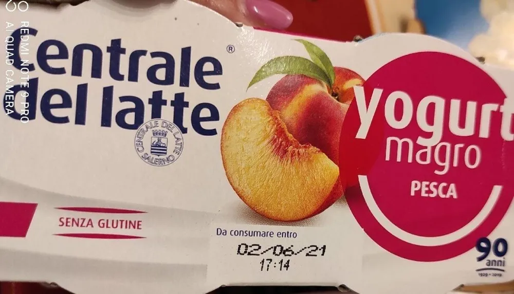 Yogurt magro pesca