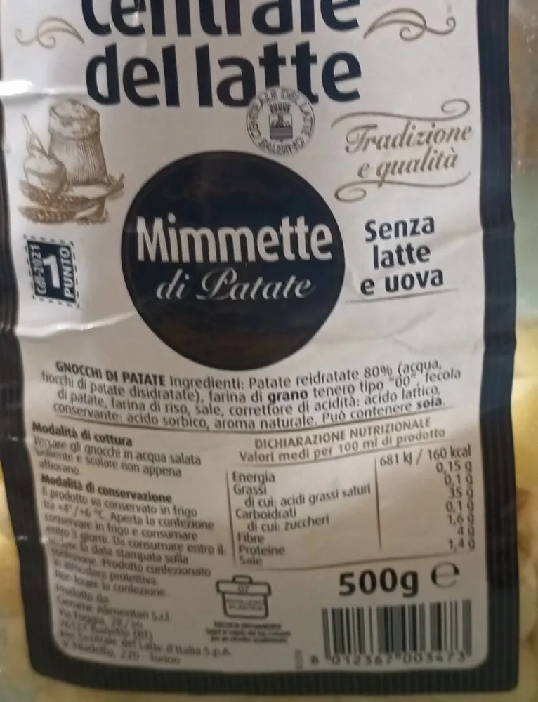 Mimmette di patate