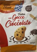 Frollini con gocce di cioccolato
