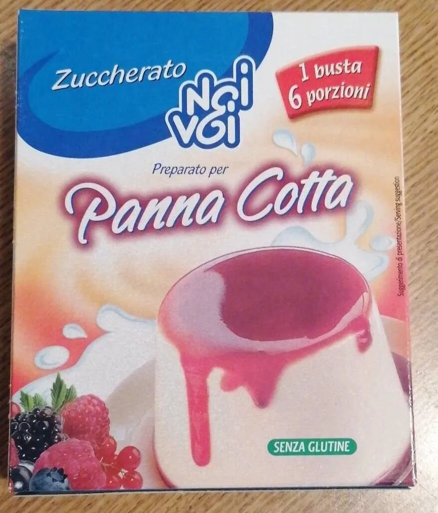 Preparato per panna cotta