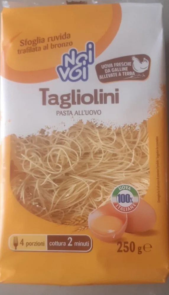Tagliolini pasta all'uovo