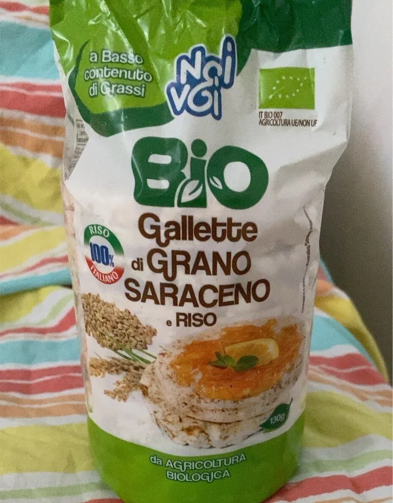 Bio gallette di grano saraceno e riso