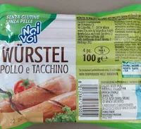 wurstel pollo e tacchino