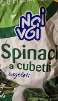 Spinaci a cubetti surgelati