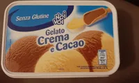 Gelato crema e cacao