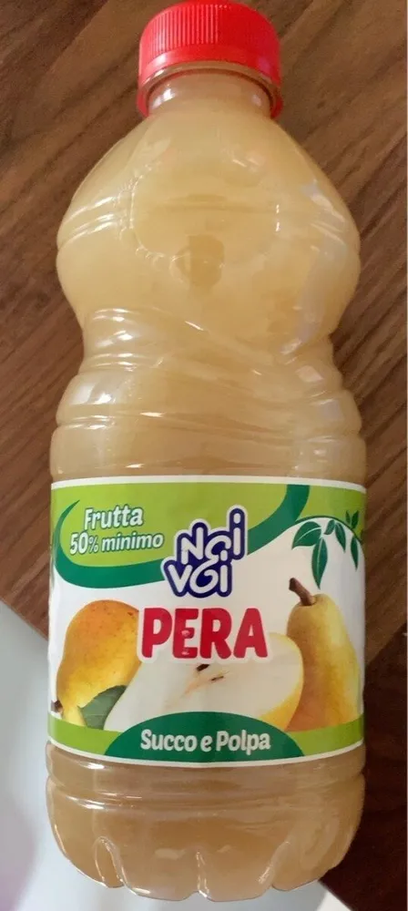 Succo e polpa di pera
