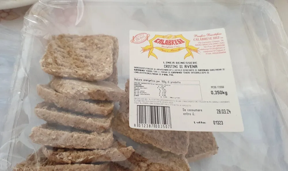 Crostini di avena