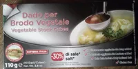 Dado per brodo vegetale. Vegetale stock cubes