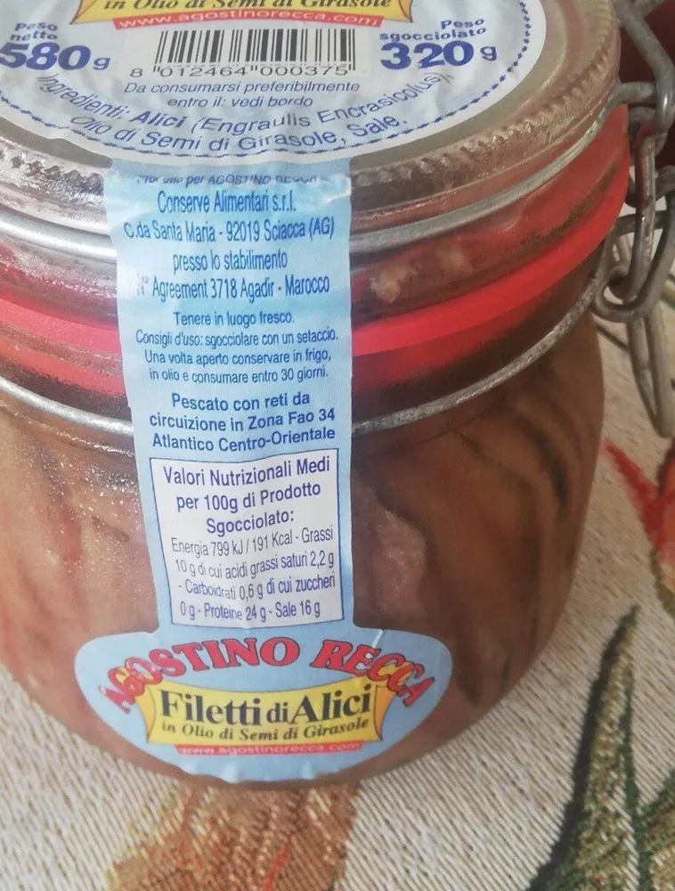 Filetti di alici