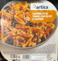 Caserecce al tonno con olive e capperi