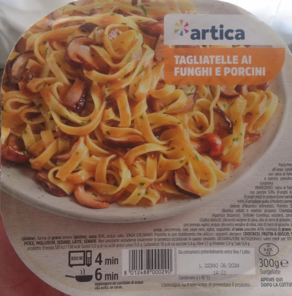 tagliatelle funghi e porcini