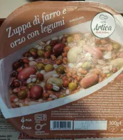Zuppa di farro e orzo con legumi