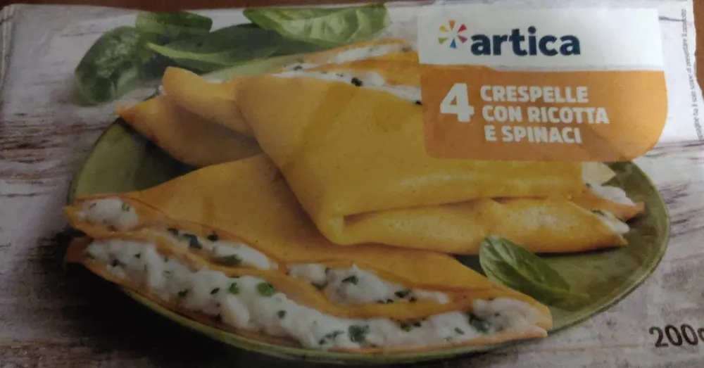 Crespelle con ricotta e spinaci