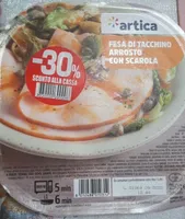 Fesa di tacchino arrosto con scarola