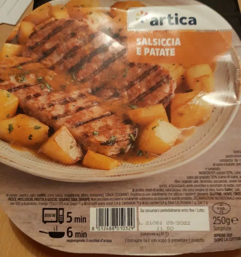 Salciccia e patate